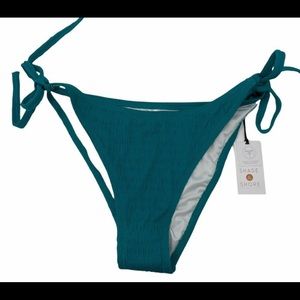 Shade and Shore string bikini bottoms Only. Brand new size L